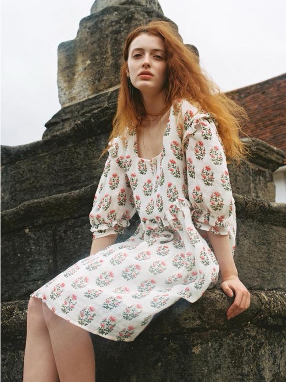Meadows Daphne Linen Babydoll Dress